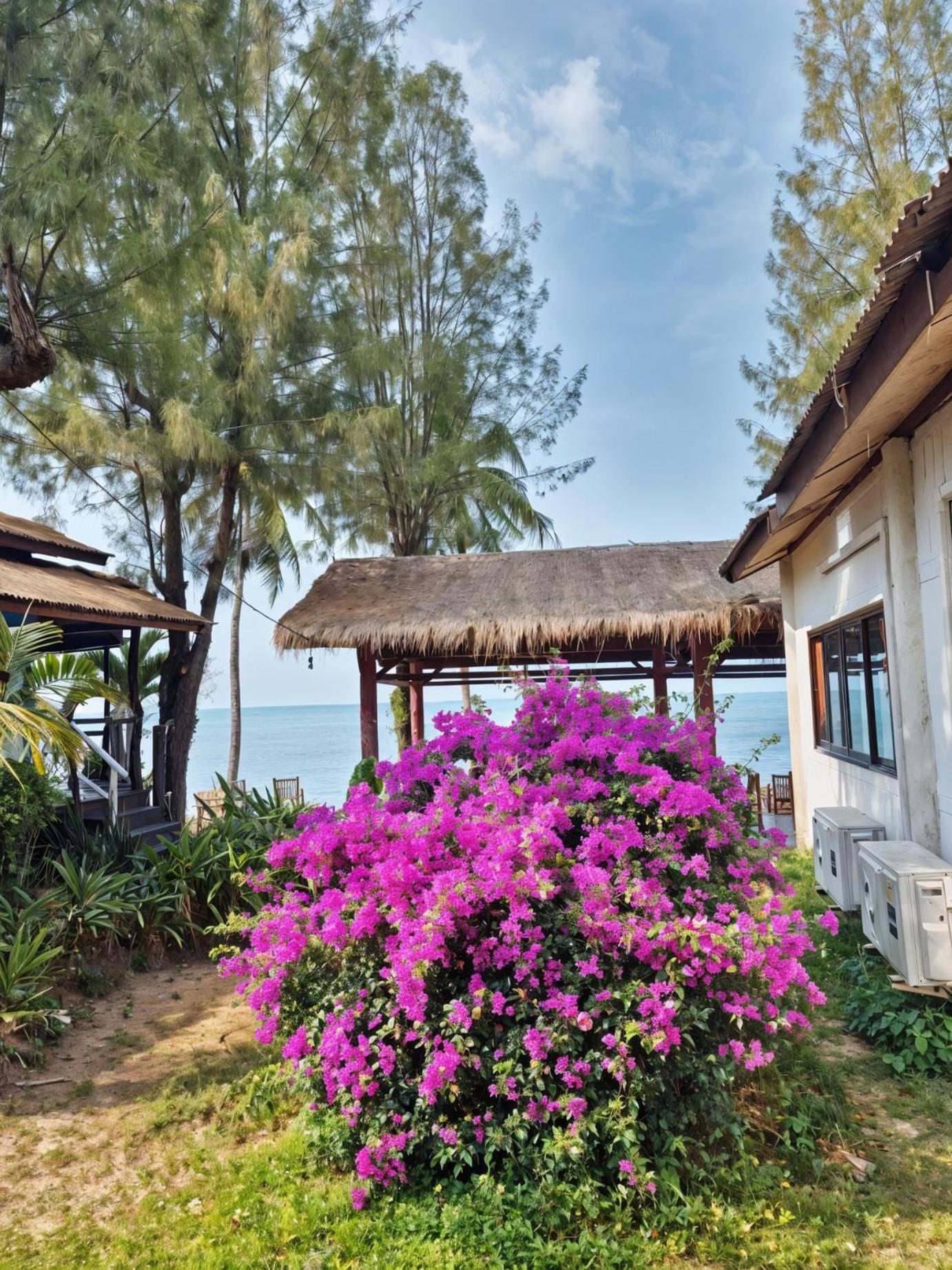 A Little Bungalows By Beach Amphoe Koksamui Exteriör bild