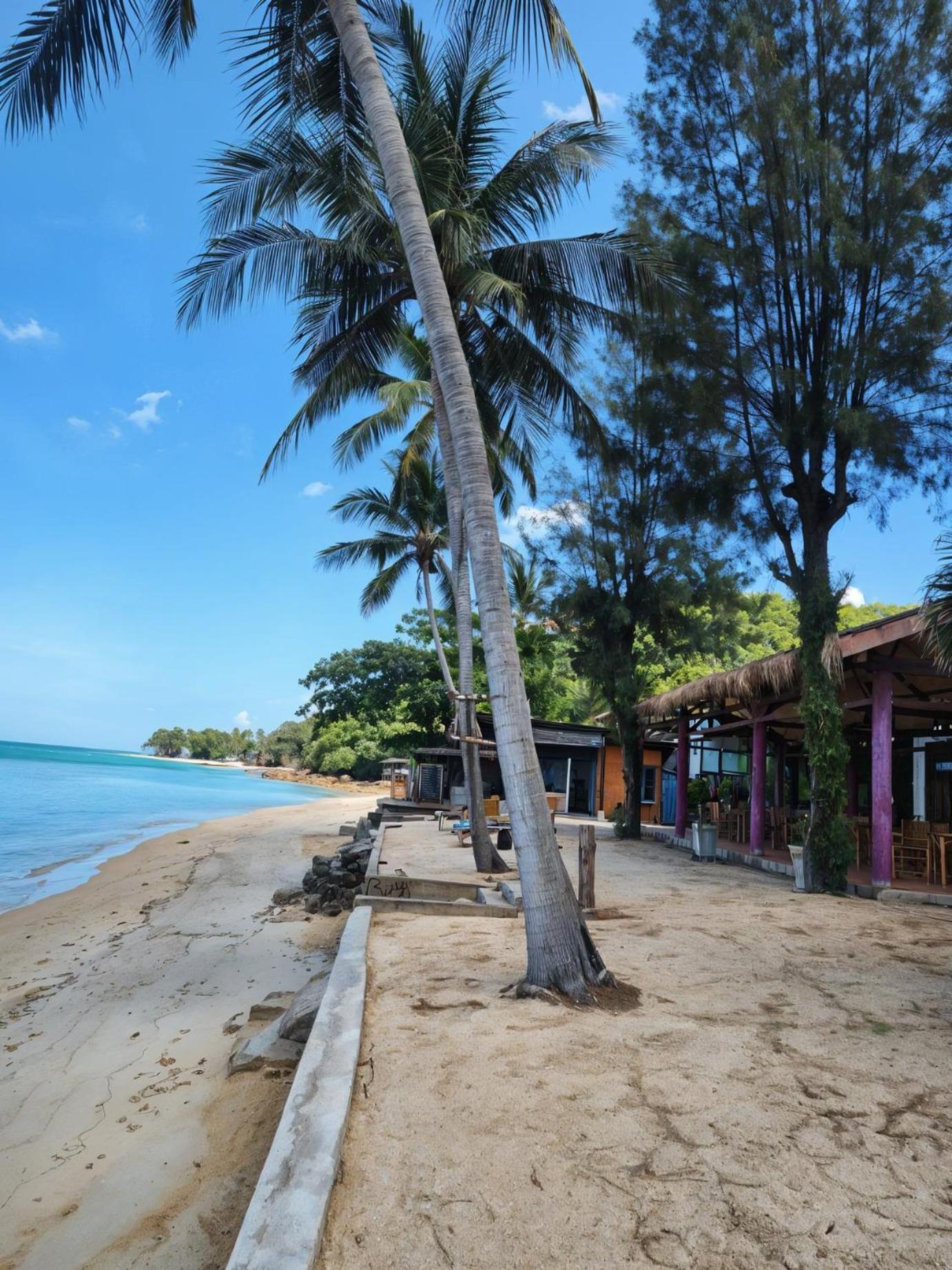 A Little Bungalows By Beach Amphoe Koksamui Exteriör bild